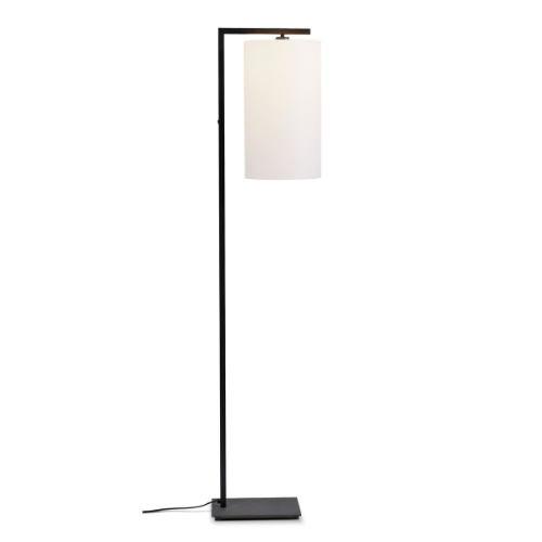 It's About Romi Vloerlamp ijzer/zwart Boston h.160cm/kap 25x45cm, wit